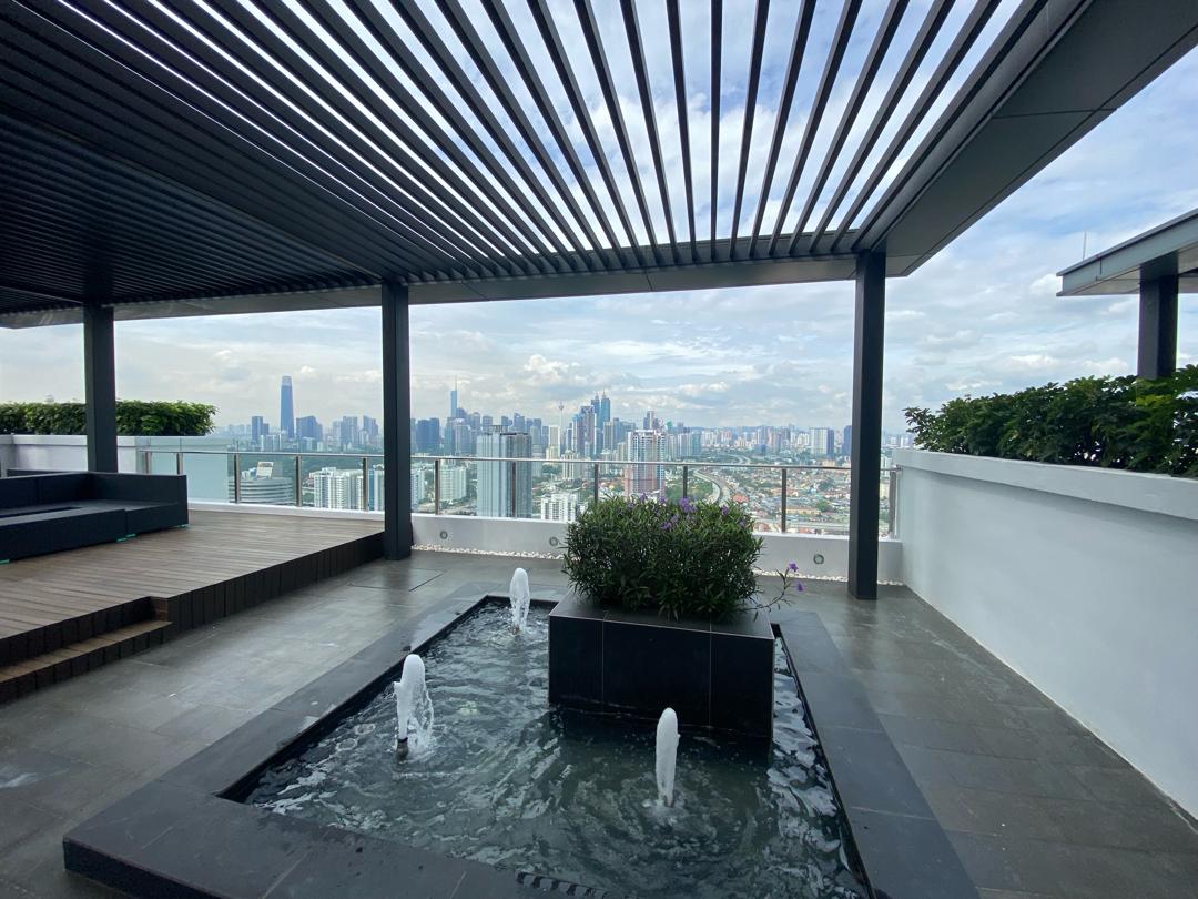 D'Rapport Residences Tower E sky deck with Sky Aqua Pool and Sky Lounge, Ampang Hilir Kuala Lumpur